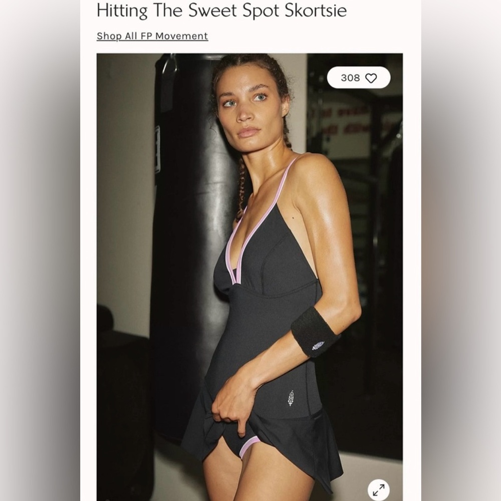 Free People Movement ~ Hitting The Sweet Spot Skortsie